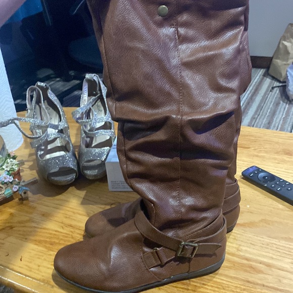Brown long boots. Brand Route 66 - Picture 2 of 3